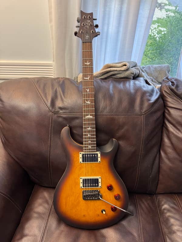 PRS SE DGT David Grissom Tremolo Standard 2025 - Present - Tobacco Sunburst image 1