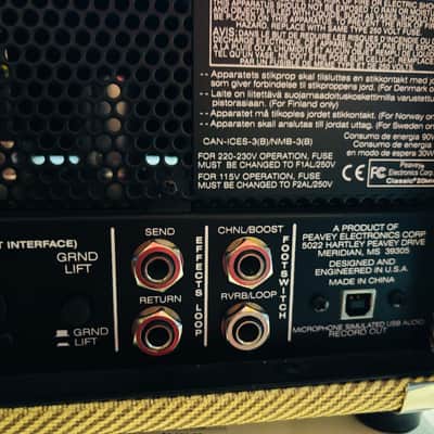 Peavey Classic 20 Mini Guitar Valve/Tube Amplifier Head (Tweed) - Great Shape image 6
