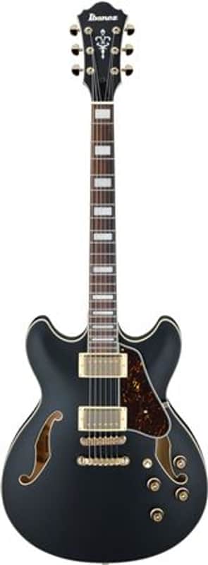 Ibanez Artcore AS73G Semihollow Guitar Black Flat image 1