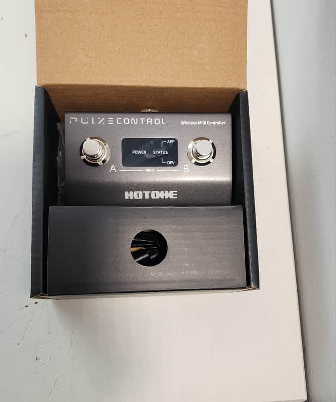Hotone EC-2 Pulze Control Wireless MIDI Controller - 2-Footswitch Guitar Pedal with Bluetooth, 12Hr Battery, Mobile App image 1