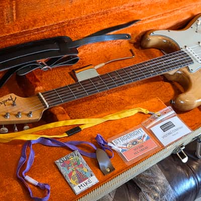 Fender Stratocaster 1963 OWNED BY MIKE PENDER OF THE SEARCHERS Love Potion Number 9! Vintage 60s American Strat Artist USA Pre-CBS Guitar image 9