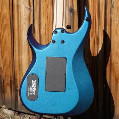 Schecter USA CUSTOM SHOP Sunset Extreme FR Blue-Purple Chameleon 6-String Electric Guitar w/ Black Tolex Hard Case image 15