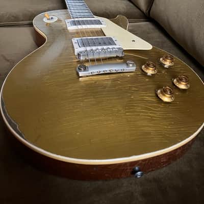 Gibson Custom Shop Murphy Lab '57 Les Paul Goldtop Reissue Ultra Heavy Aged image 1