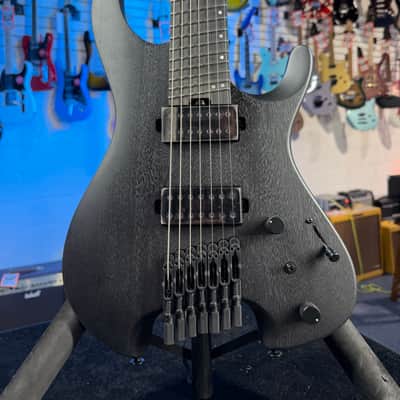 Ibanez Iron Label QX527PB 7-string Electric Guitar - Weathered Black, 764 image 3