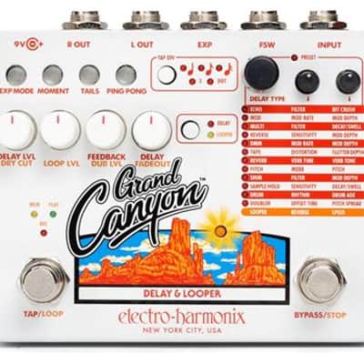 Electro-Harmonix Grand Canyon Delay & Looper Guitar Effects Pedal image 1