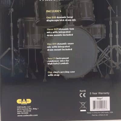 CAD - Stage 7 - Drum Pack Snare, Kick, 3x Tom, 2x Overhead image 9