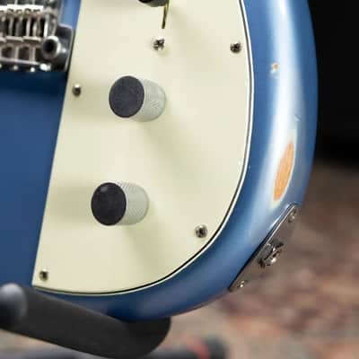 Nash Wayfarer Semi-Hollow Electric Guitar - Ice Blue Metallic with Hardshell Case image 12