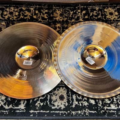 Zildjian 14" A Custom Mastersound Hi-Hat Cymbals (Pair) - Brilliant image 3
