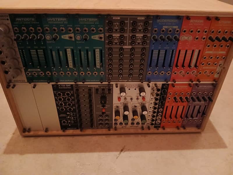 Homemade Modular eurorack synthesizer 2020 - Wood image 1