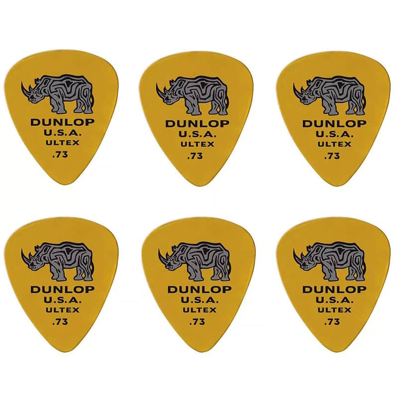 Dunlop 421P73 Ultex Standard .73mm Guitar Picks (6-Pack) image 1