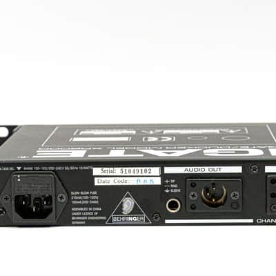 Behringer XR2000 Intelligate Expander Gate Ducker 2-Channel Rack Processor image 5