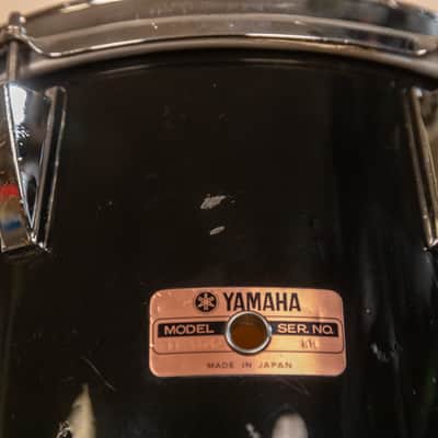 Vintage Yamaha 5000 Jet Black Drum Set 16x24 10x12 and 16x16 image 20