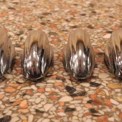 Slingerland Chrome Sound King Small Drum Lugs 4pk Vintage 1970's 1.5" image 2
