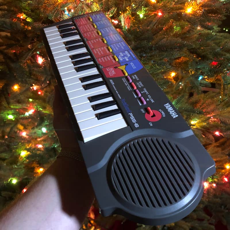 Yamaha PSS-6 Vintage 1994 Sample Based Synth Keyboard - Grey image 1
