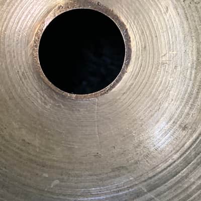 60s – 70s Zildjian Top / pre-Sabian Zil Co by AZ Co Bottom  14” hi hats image 10