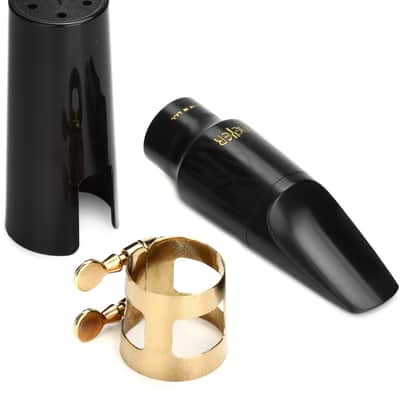 Meyer AMR-7MM Hard Rubber Alto Saxophone Mouthpiece - 7M Medium Facing image 1