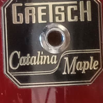 Gretsch Catalina Maple 6pc Drum Set - Dark Cherry Red Gloss image 2