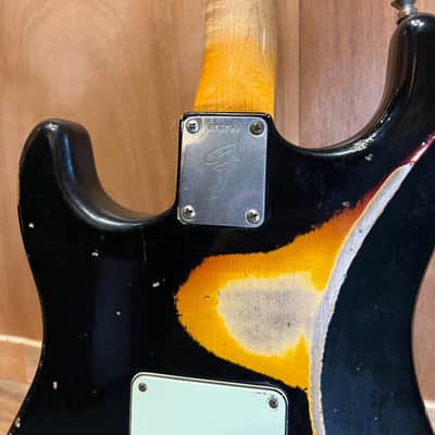 FENDER Stratocaster Custom shop Reissue 1969 reverse head Heavy relic image 8