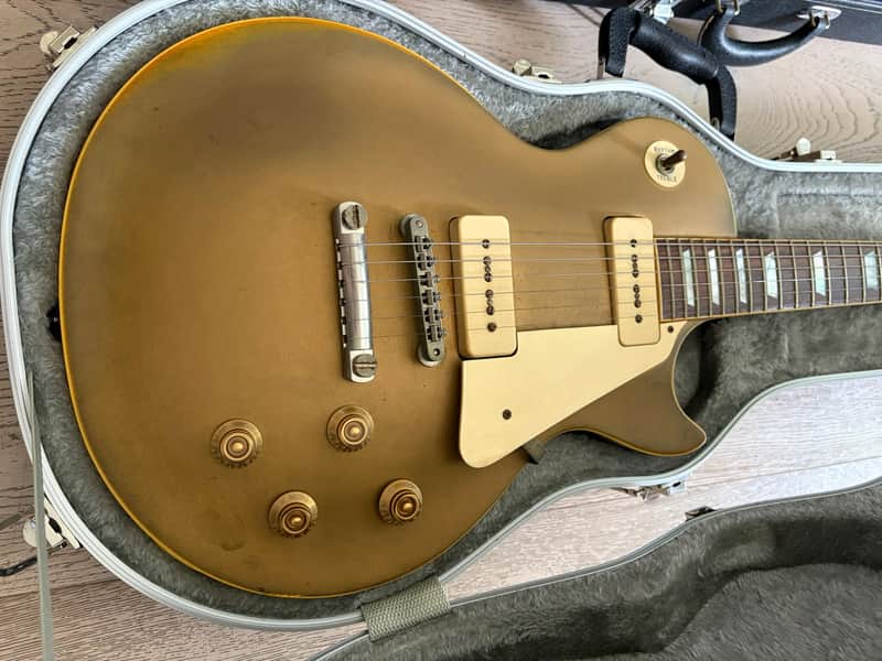 1980 Greco EG800 P90 Super Real Gold Top Hard Case Japan Vintage image 1