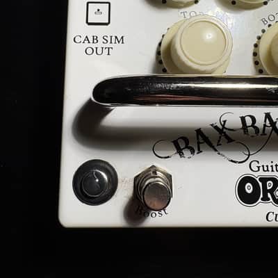 Orange Bax Bangeetar Guitar Pre-EQ Pedal 2010s - White image 2