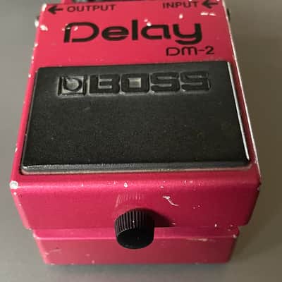 Boss DM-2 Delay (Black Label) 1981 - 1984 - Pink image 2