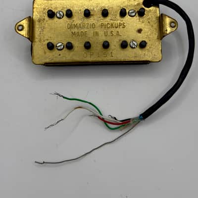 DiMarzio DP151 PAF Pro Humbucker Pickup Standard Spaced 1990s - Black image 3