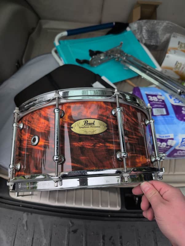 Pearl SYP1465 Symphonic 14x .5 6-Ply Maple Snare Drum image 1