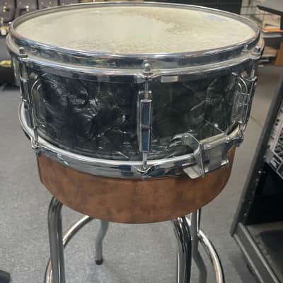 Leedy Shelly Mann Broadway Snare Drum Early 60s - Black Diamond Pearl image 2