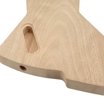 Unfinished Mahogany Electric Guitar Body – HH Routing image 6