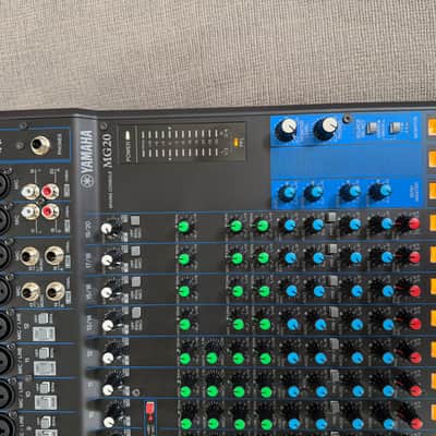 Yamaha MG20 20 Channel Analog Mixer 2014 - Present - Black image 8