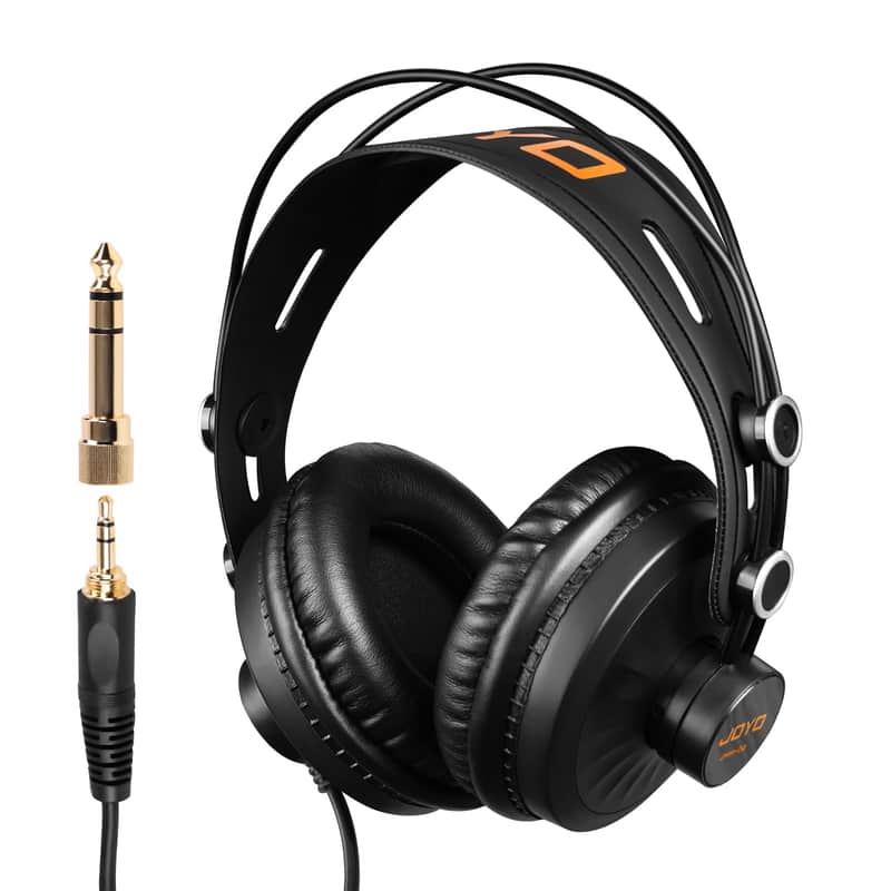 JOYO JMH-02 Studio Headphones Monitor Headphone for Recording Over Ear Noise Canceling for Guitar Cellphone Mixer Amplifier Podcast DJ and Keyboard Piano image 1