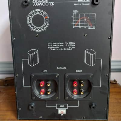 Jamo E800 bookshelf speakers with Jamo SW300 II subwoofer in very good condition - 2000's image 8