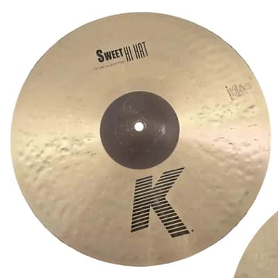 Used Zildjian Sweet Hi Hat Cymbals 15" - Good image 3