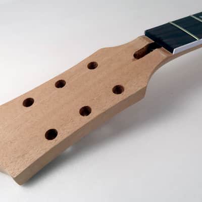 Select Stock Flame Top Mahogany Body + Trap Inlay Mahogany Neck RAW DIY Custom Ready BLEM image 17