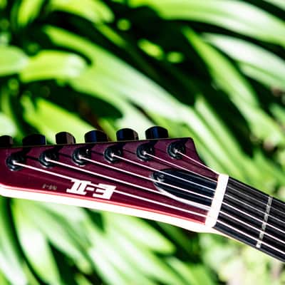 ESP E-II M-I Thru NT 2021 - Deep Candy Apple Red image 2