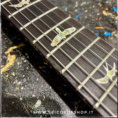 PRS Custom 24 10-Top Black Gold Wrap Burst image 9