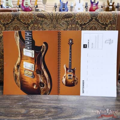 Paul Reed Smith PRS Private Stock #11318 Custom 24 Spalted Maple Top Natural with Dark Cherry Glow 7.65 LBS image 13