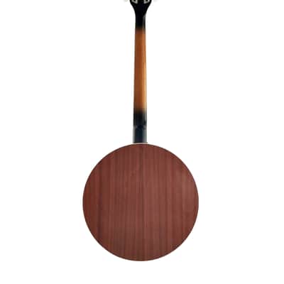Caraya 4-String Mahogany Body Resonator Tenor Banjo - Natural BJ004 image 3