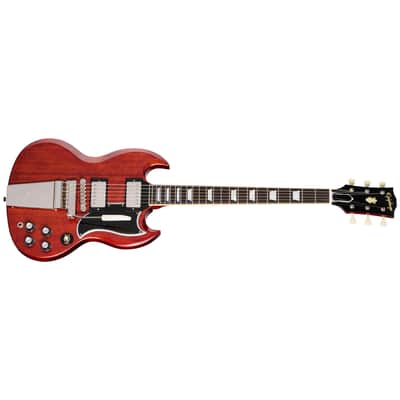 1964 SG Standard Reissue Maestro Vibrola Cherry Red + Etui Epiphone image 3