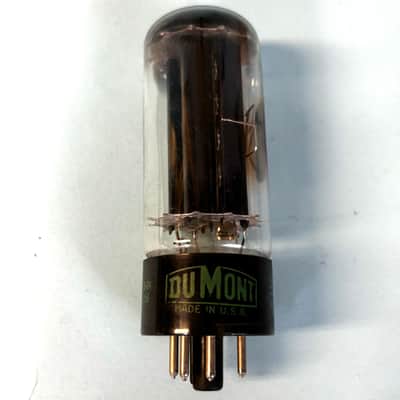 1968 Dumont 5U4GB Vintage 1950s Black Plate Rectifier Tube! T369 image 1