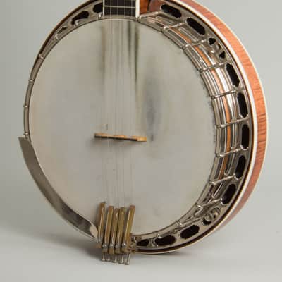 Deering Banjo Company  John Hartford 24 fret Model made for, owned and played by John Hartford 5 String Resonator Banjo (1982), ser. #1702, original black rigid foam case. image 7