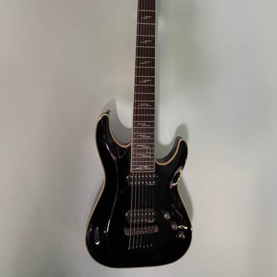 Schecter Blackjack C-7 2021 - Present - Gloss Black image 3