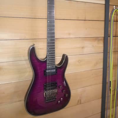 Schecter Blackjack SLS C-1 FR Sustainiac 2015 - see through purple image 3