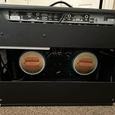 Fender '65 Twin Reverb Reissue 85-Watt 2x12" Guitar Combo 1991 - Present - Black image 8