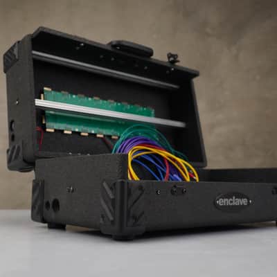 Enclave Flight 12U Portable Eurorack Modular Case w/ Tiptop Patch Cables #58749 image 23