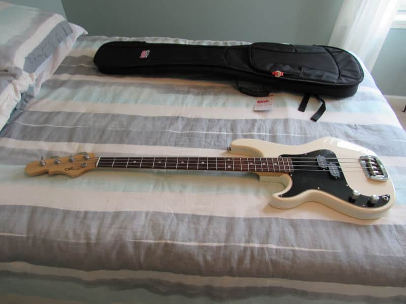 G&L SB-1 Lefty 1996 White image 1
