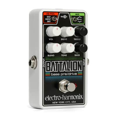 New Electro-Harmonix EHX Nano Battalion Bass Preamp DI Pedal! w/ Power supply! image 7