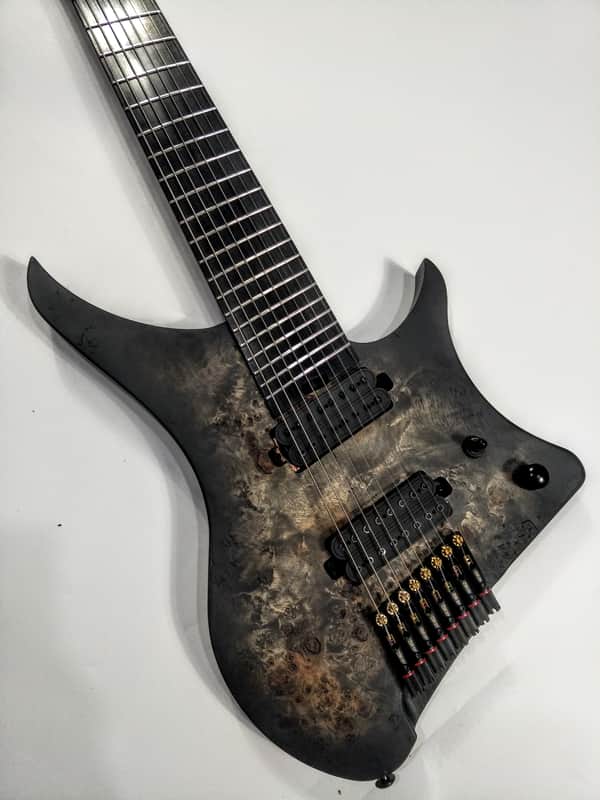 GOC Materia 3.ECO Headless Guitar 25.5 - 27" 8 String Black image 1