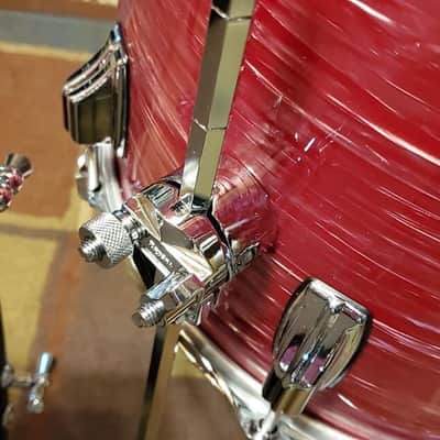 Rogers 3pc Drum Set 2020 Red Whine Ripple image 6