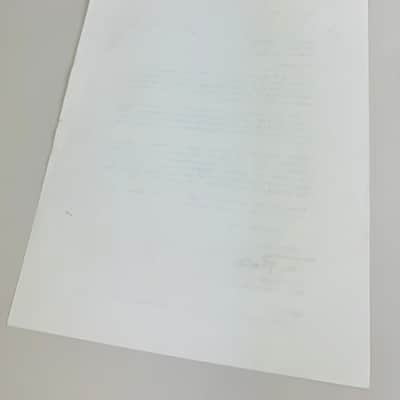 Gibson Factory Service Authorization Letter 1969 image 2